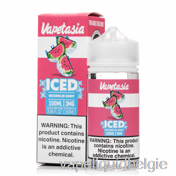 Vape België Ijswatermeloen Gummy - Vapetasia - 100ml 3mg